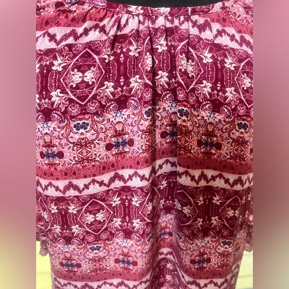 Pink Rose Cold Shoulder Top - Picture 6 of 6